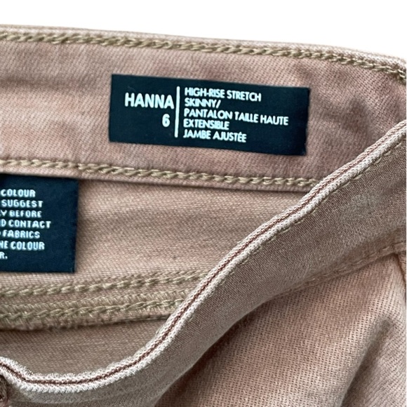 Buffalo David Bitton High Waisted Tan Pants Hanna Size 6 - Picture 8 of 9